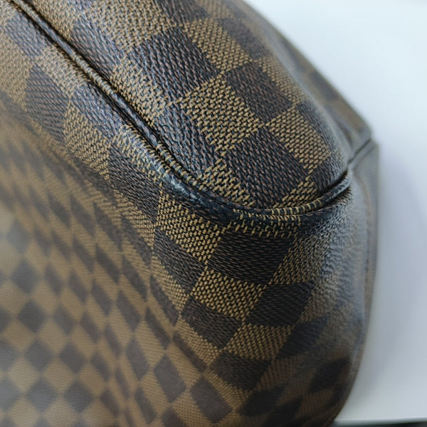NEVERFULL GM Damier Ebene Coated Canvas Brown