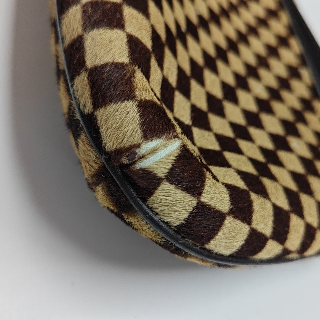 TIGRE Damier Ebene Horsehair Brown