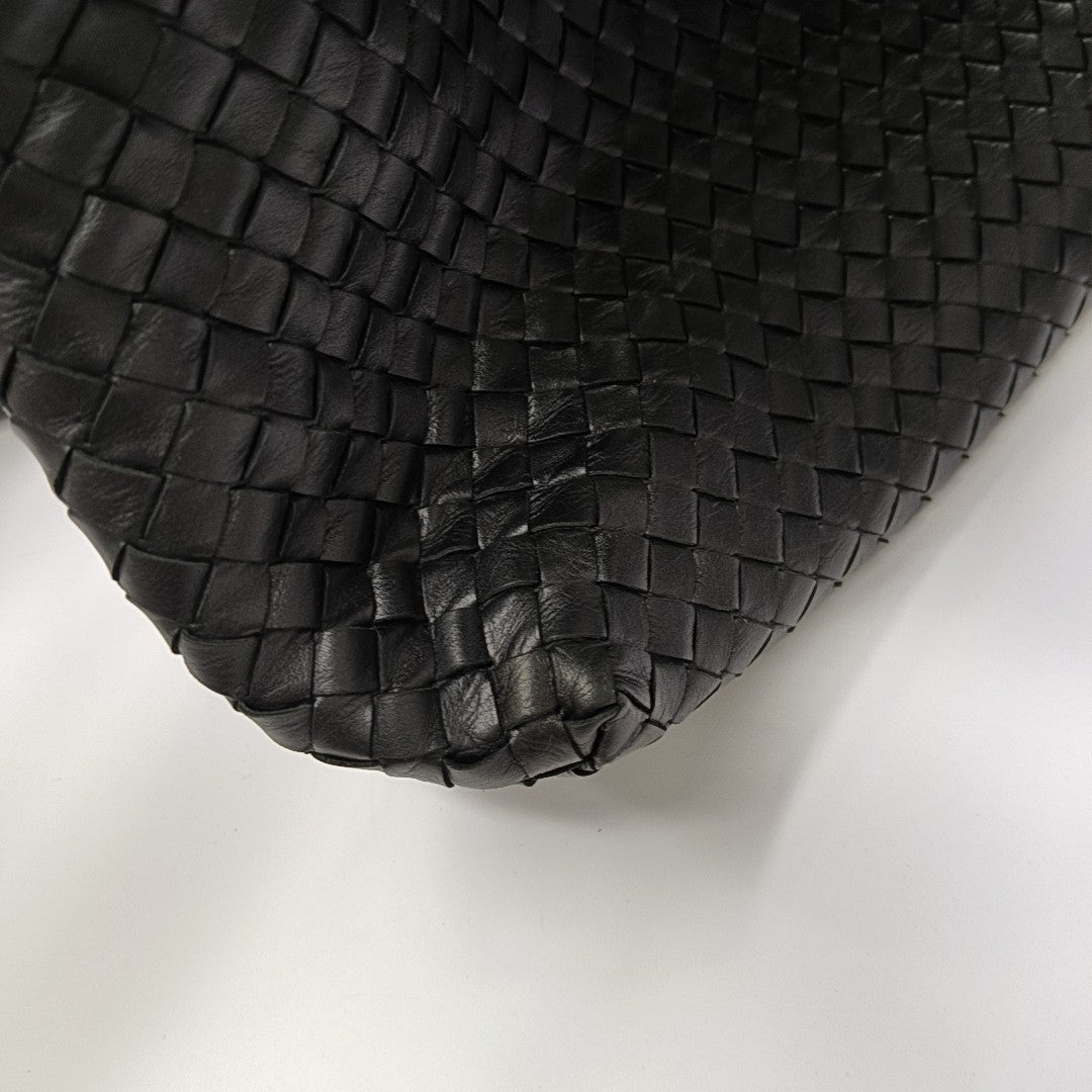 Calfskin Shoulder Bag Black