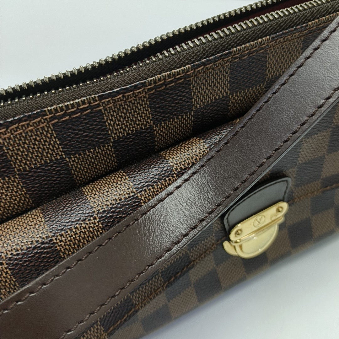 RAVELLO GM Damier Ebene Coated Canvas Brown