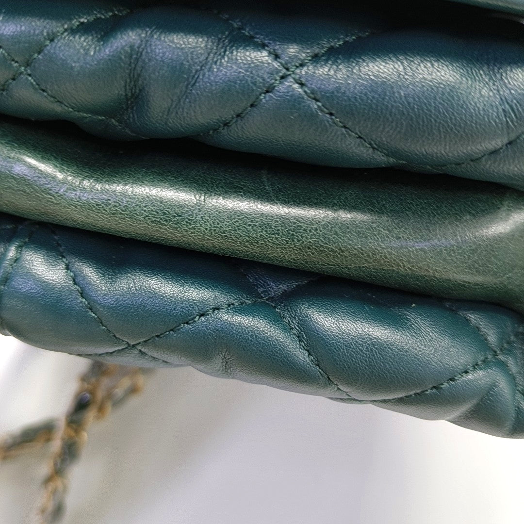 Quilted Calfskin Blue