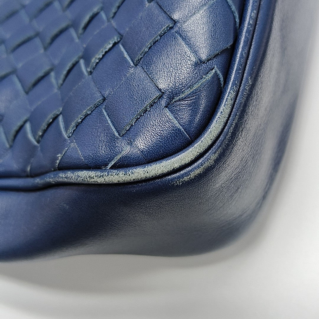 Calfskin Crossbody Bag Blue