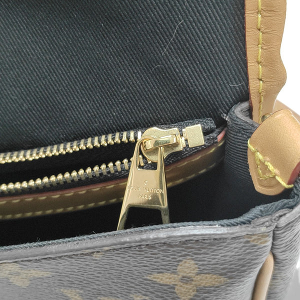 DIANE Monogram Coated Canvas Brown