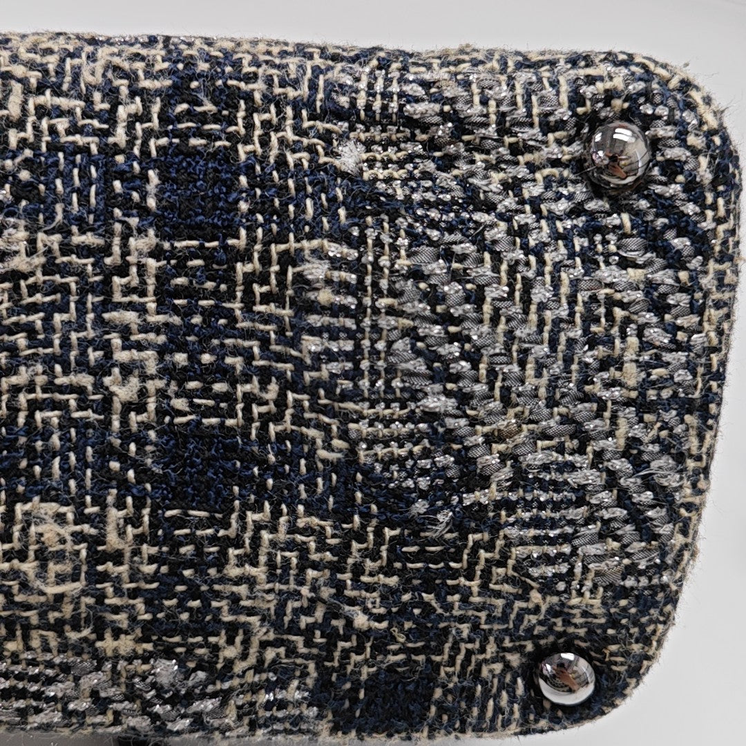 Fabric Top Handle Bag Multicolor