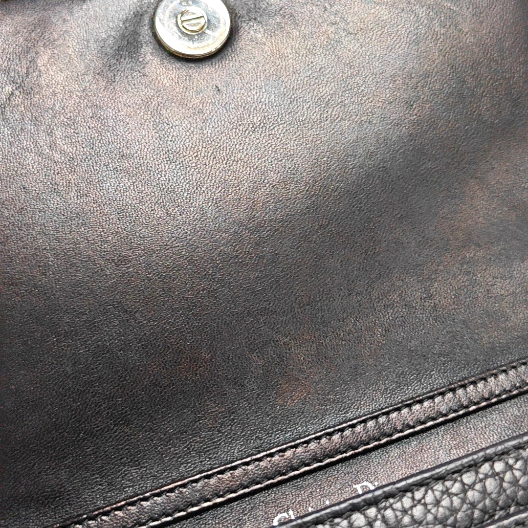 Authenticated pre-owned  Diorama Calfskin Black - Shoulder Bag at Looply
