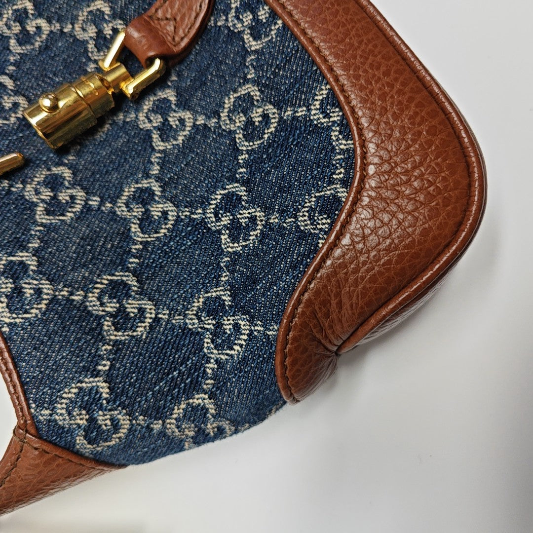 Jackie 1961 Mini Monogram Denim Blue