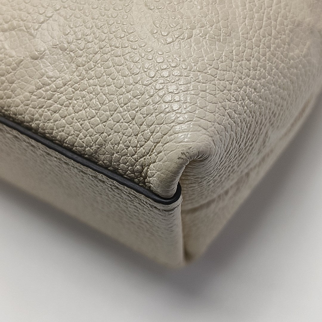 NANO MADELEINE Nano Monogram Calfskin Beige