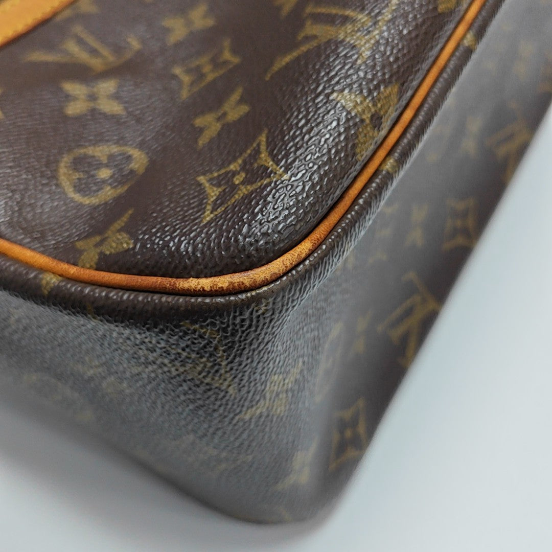 CITE GM Monogram Coated Canvas Brown