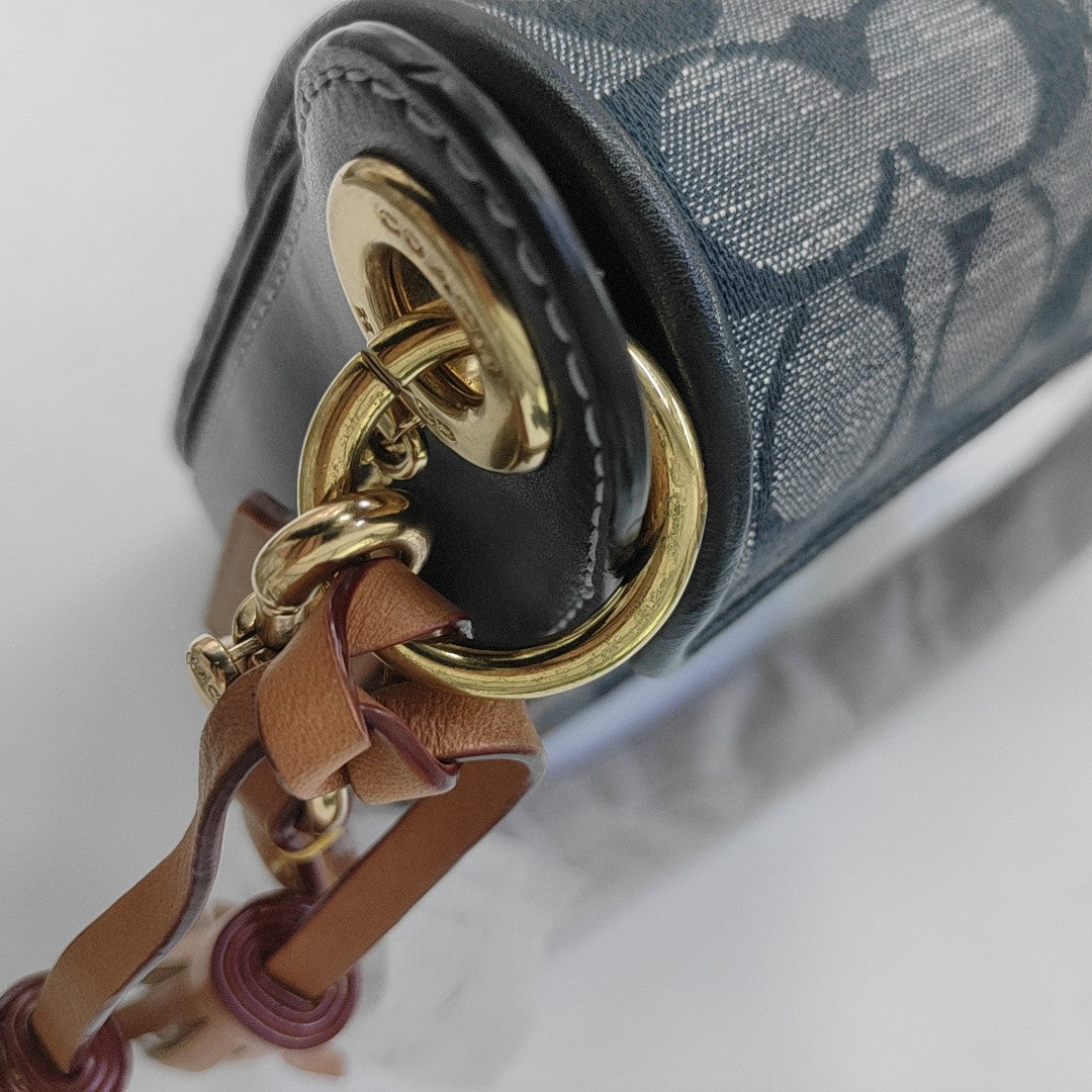 KLEO Monogram Canvas Blue