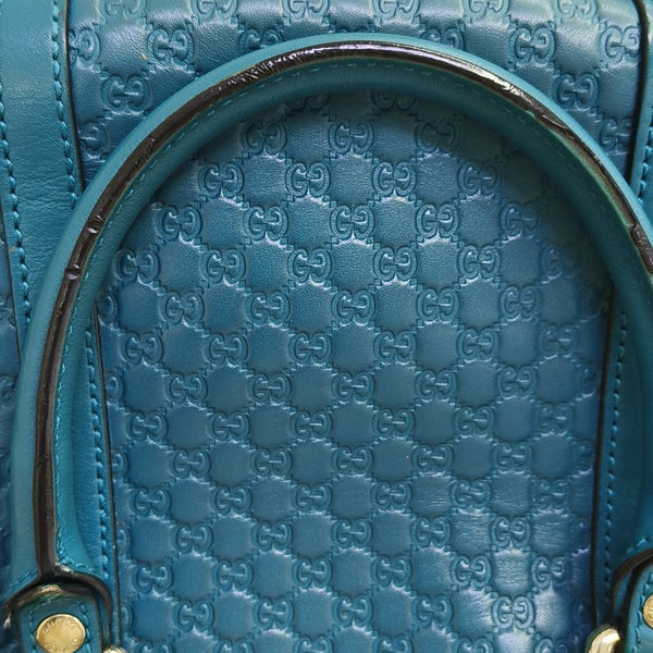 Microguccissima Monogram Calfskin Blue