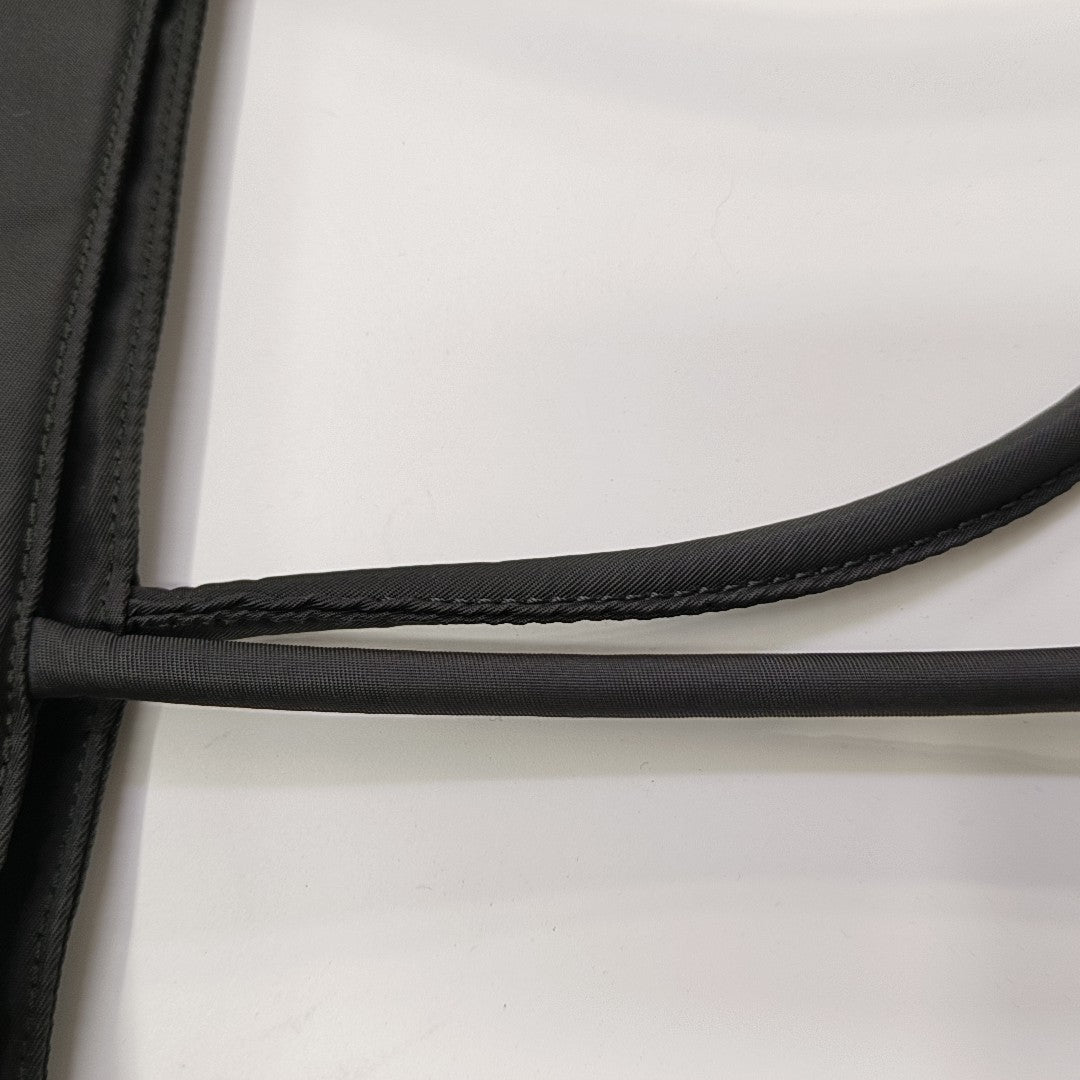 Nylon Shoulder Bag Black