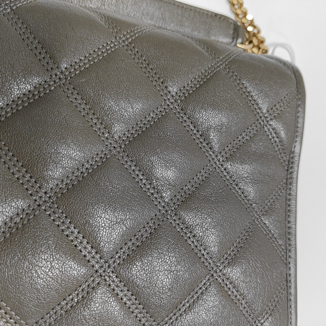 BECKY Quilted Lambskin Green