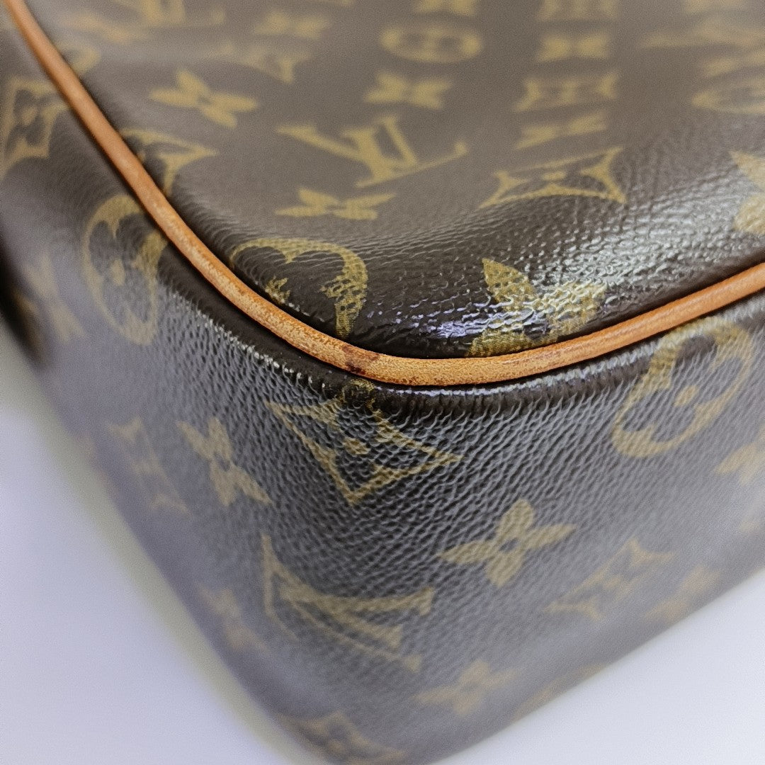 VIVA CITE Monogram Coated Canvas Brown