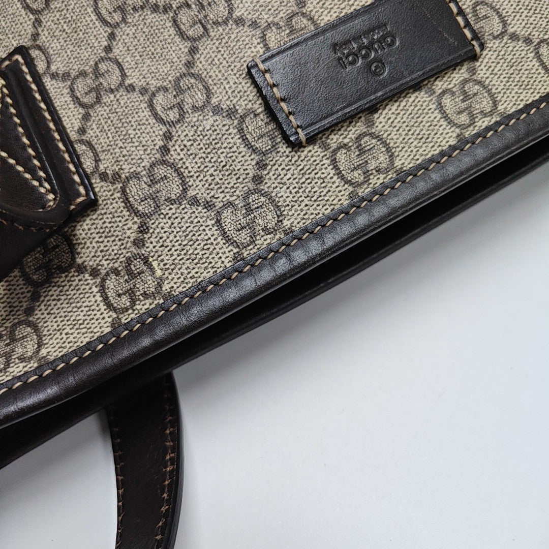 Monogram Coated Canvas Brown