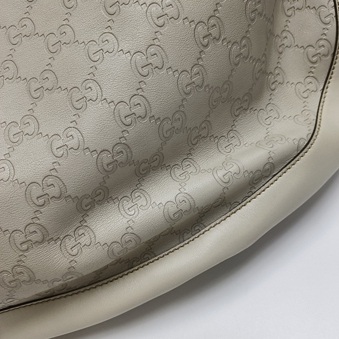 Bamboo 1947 Large Monogram Calfskin Beige