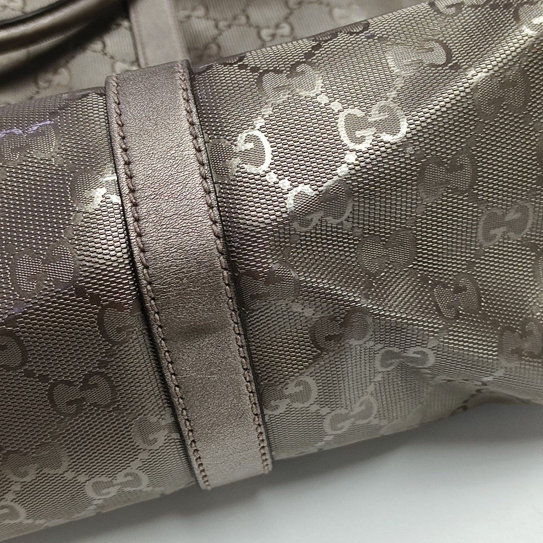 Monogram Coated Canvas Tote Bag Purple