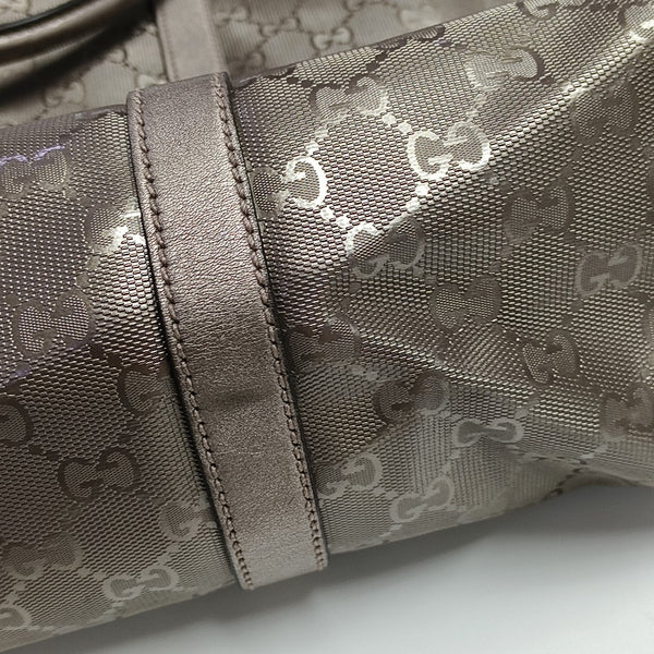 Monogram Coated Canvas Tote Bag Purple
