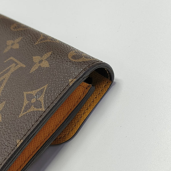 EMILIE Monogram Coated Canvas Brown Wallet