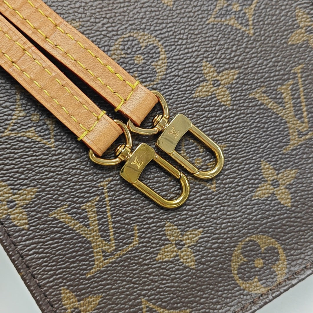 SAC PLAT Mini Monogram Coated Canvas Brown