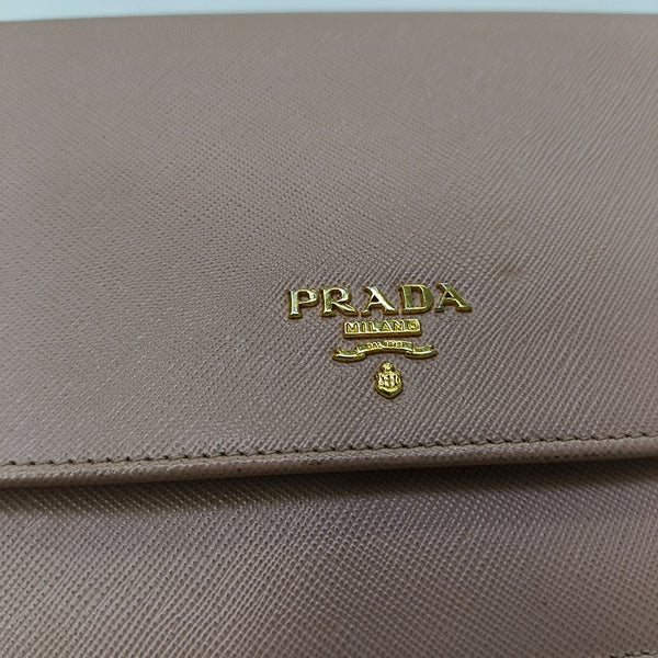 Saffiano Calfskin Shoulder Bag Pink