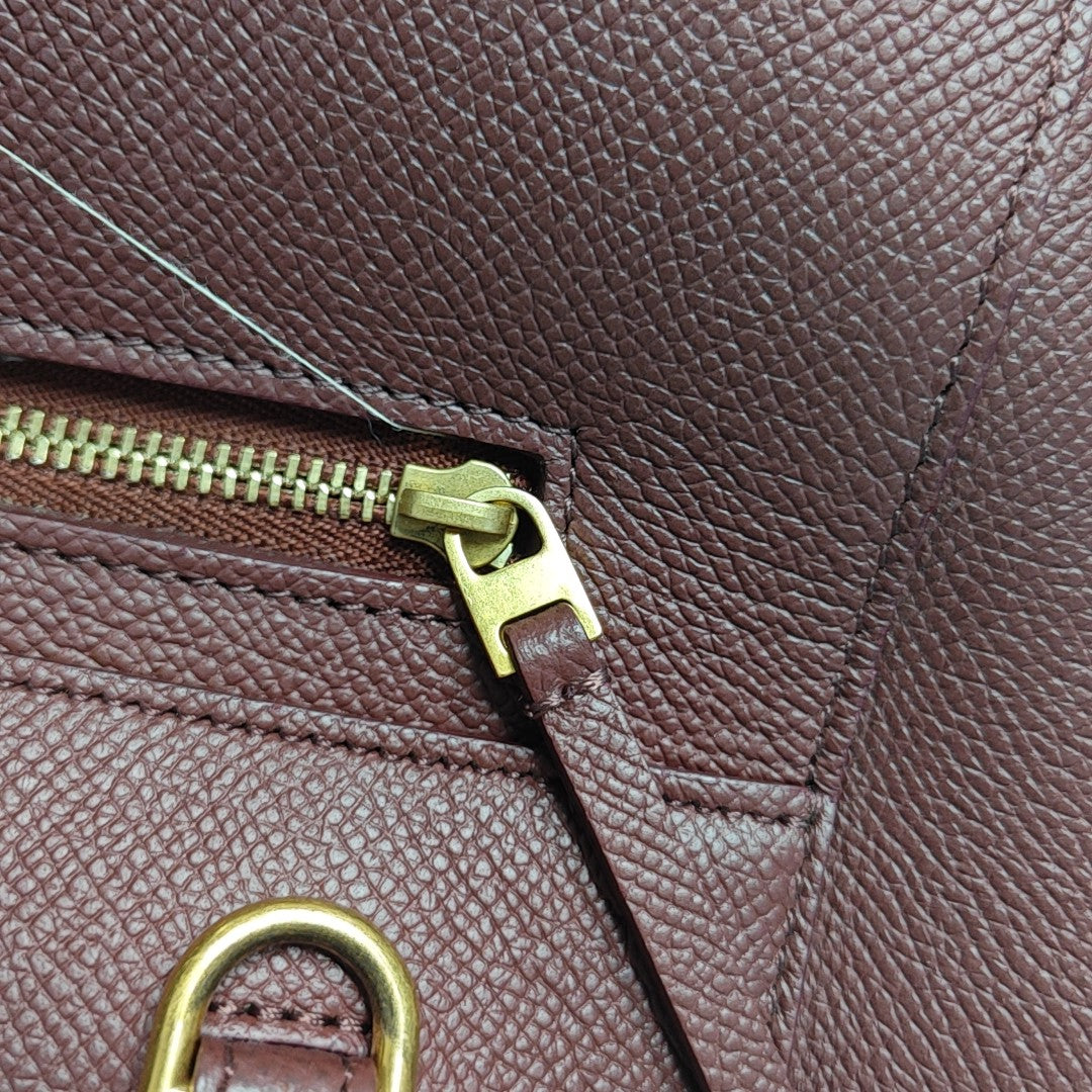 BELT Micro Calfskin Red