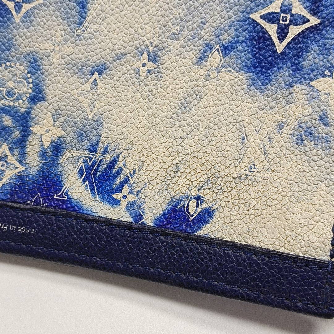 GASTON Coated Canvas Blue