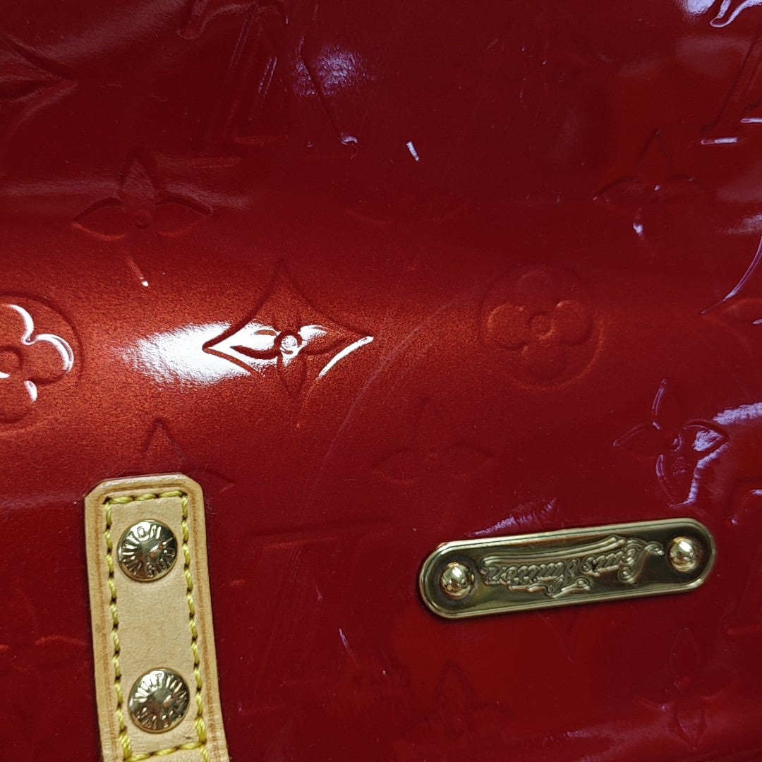 BELLEVUE Monogram Patent Leather Red