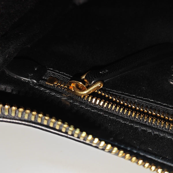 Lambskin Shoulder Bag Black