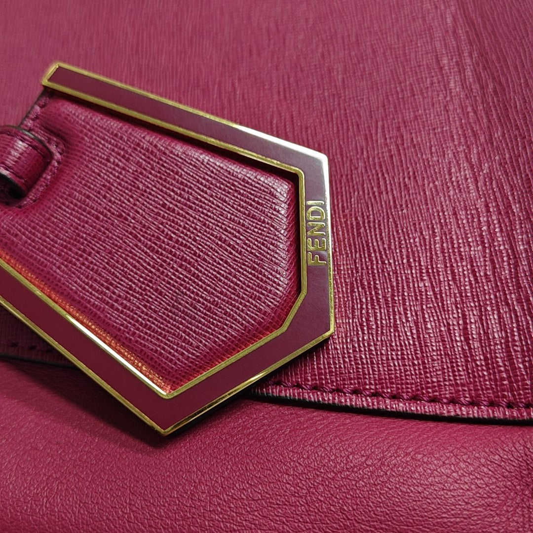 2 Jours Medium Calfskin Purple