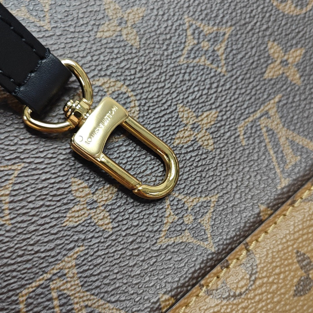 EDEN Monogram Coated Canvas Brown