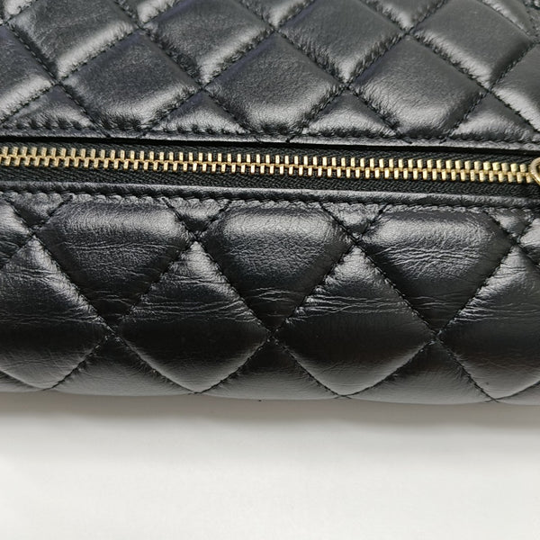 WOC Quilted Calfskin Black