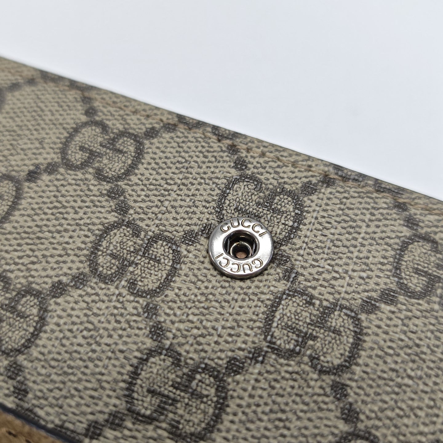 Dionysus Super Mini Monogram Coated Canvas Beige