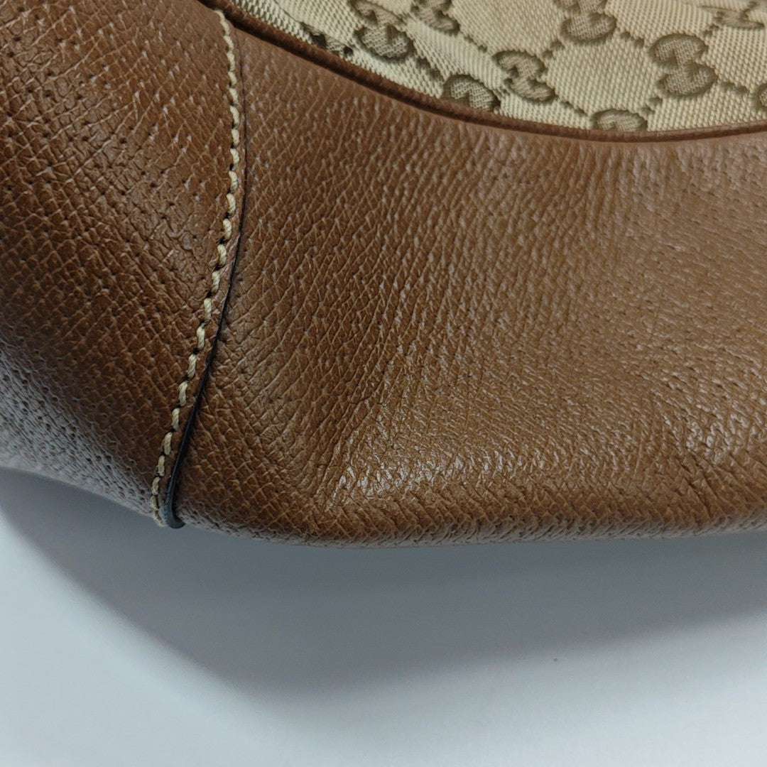 Bree Medium Monogram Canvas Beige