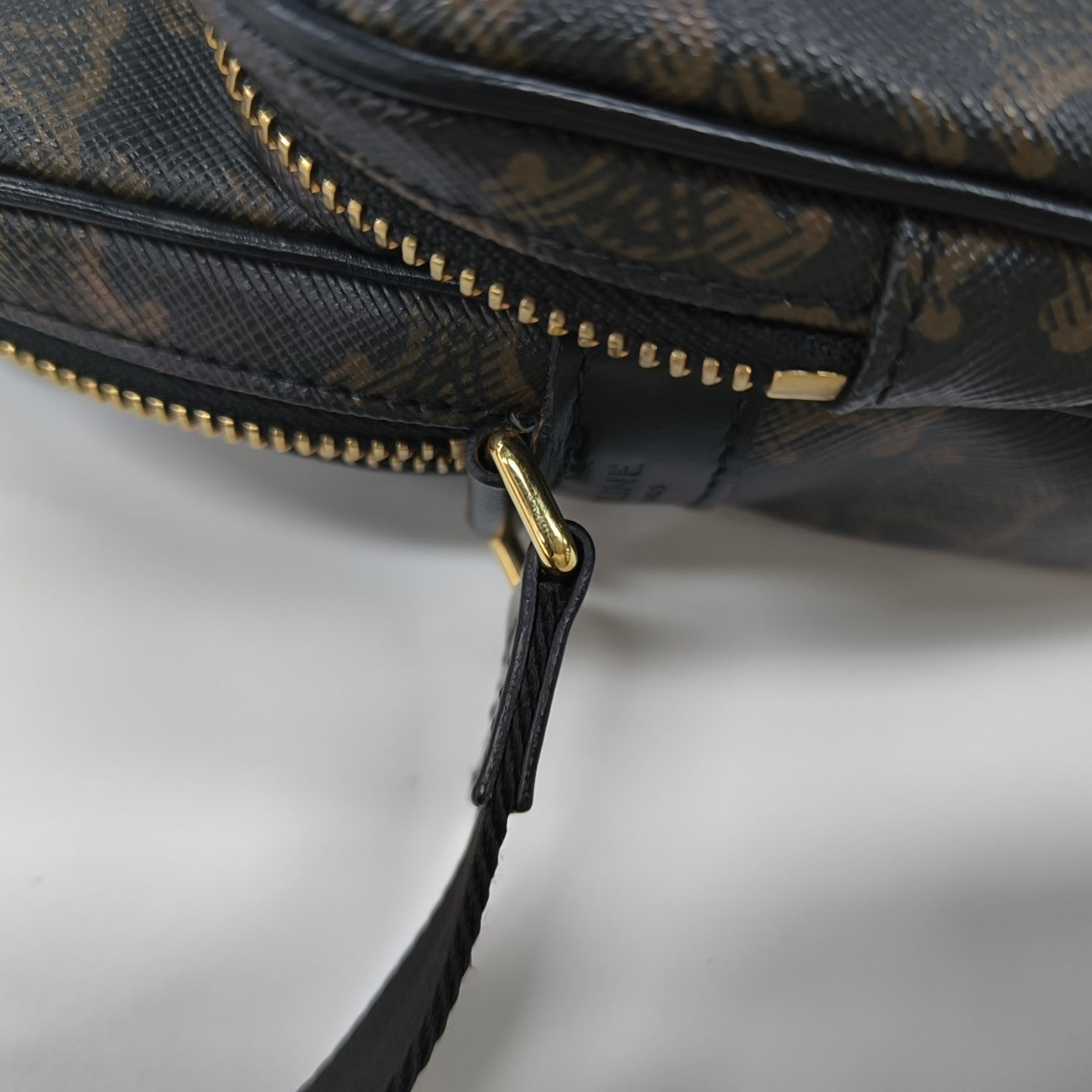 TRIOMPHE CANVAS Mini Coated Canvas Black