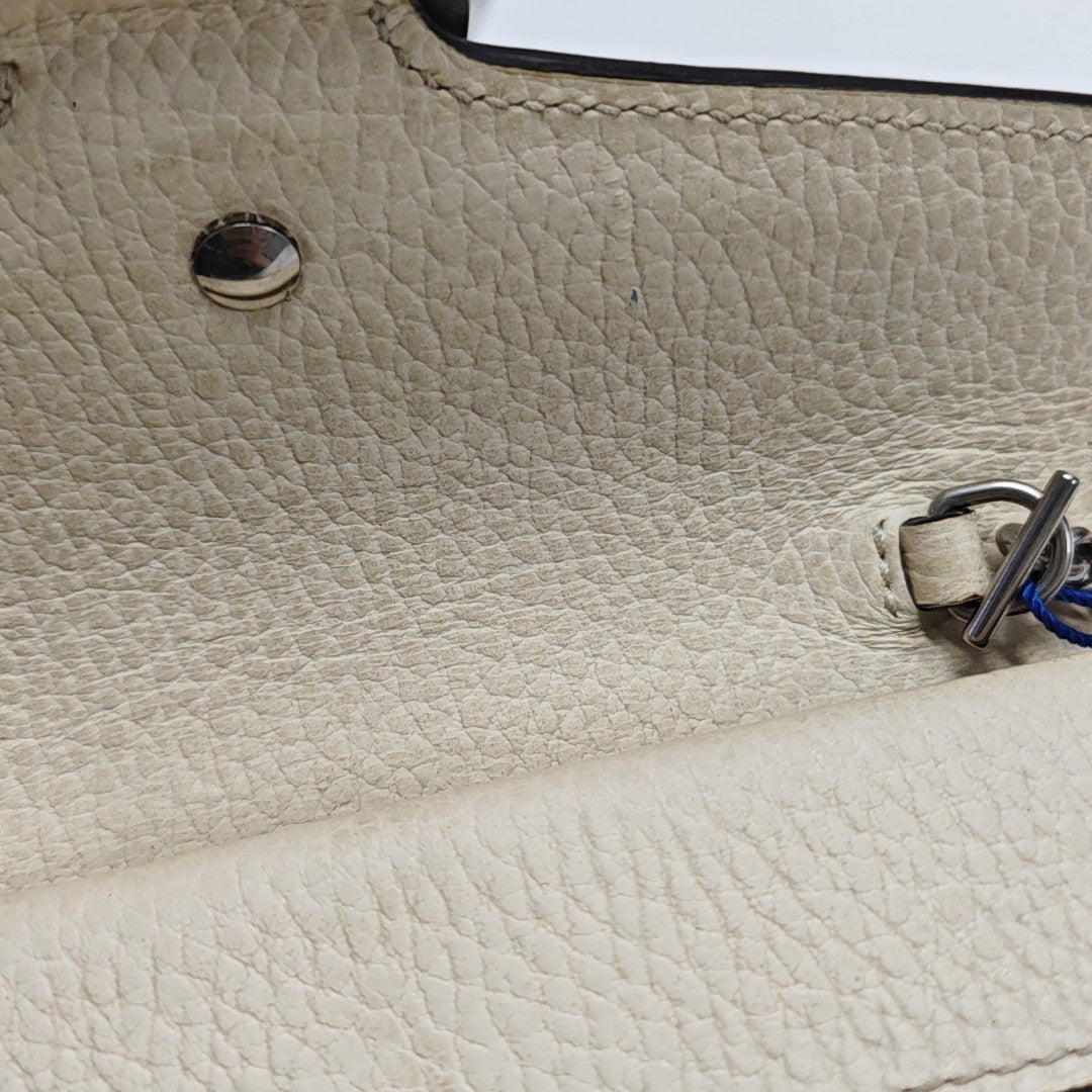 Dionysus Super Mini Calfskin White