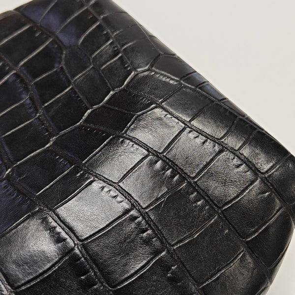 Calfskin Shoulder Bag Black