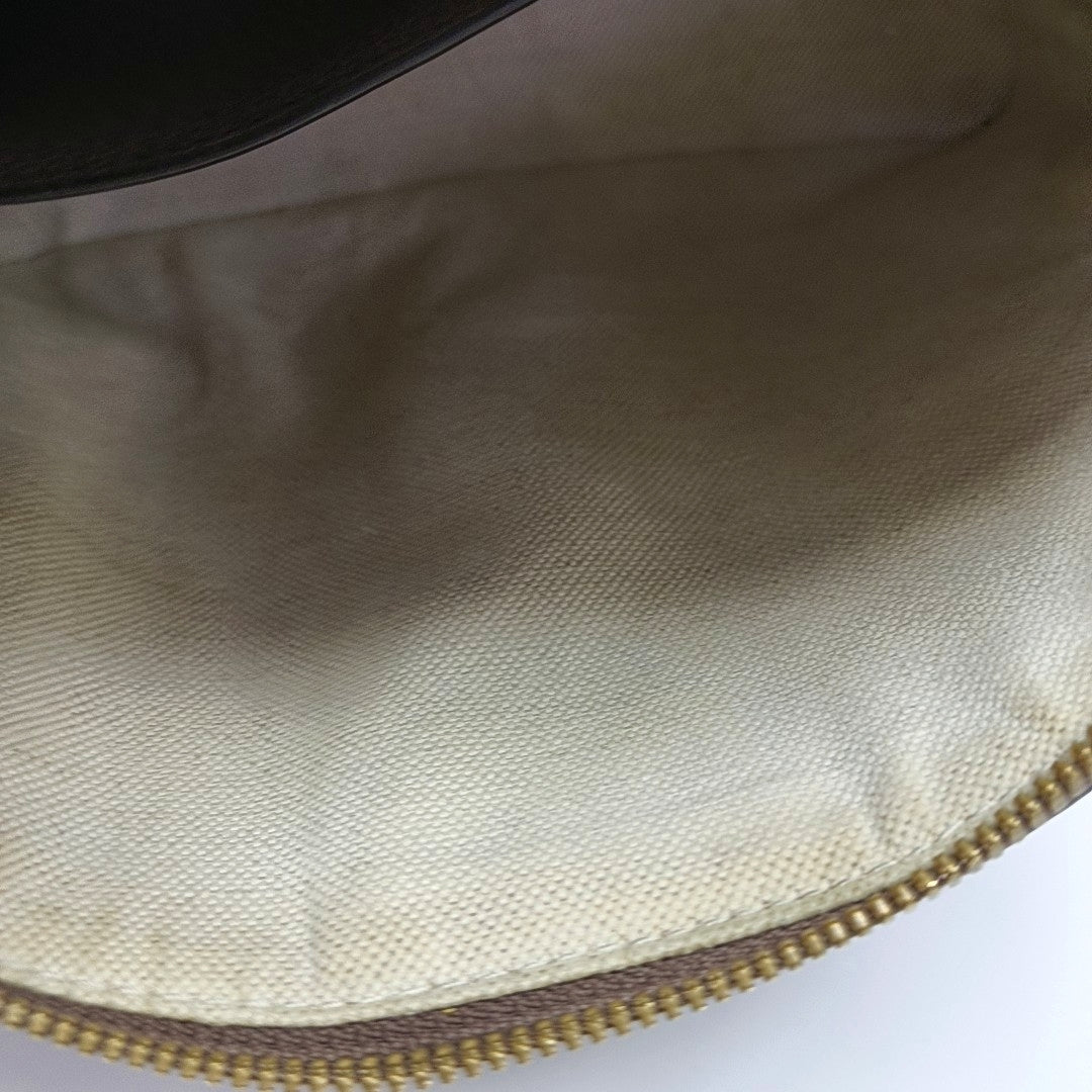 Ophidia Small Monogram Fabric Brown