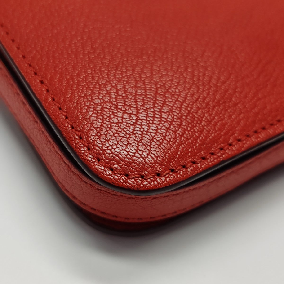 Calfskin Shoulder Bag Red