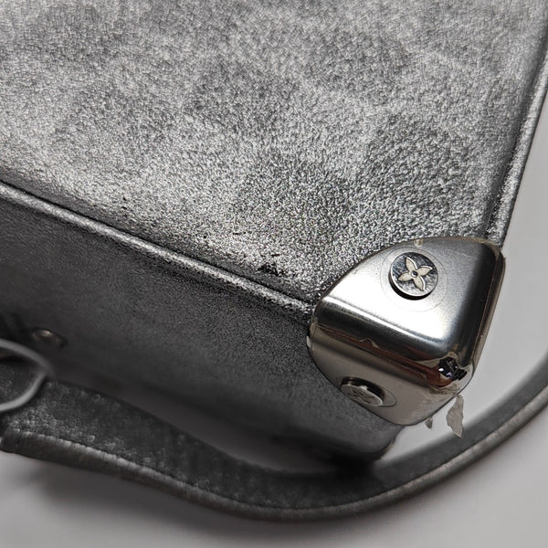 SOFT TRUNK Mini Damier Special Material Silver