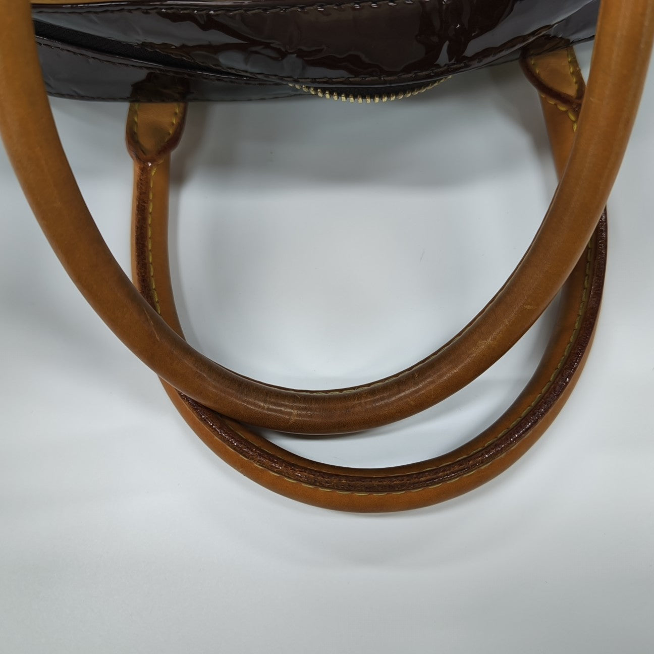 SUMMIT DRIVE Monogram Patent Leather Red