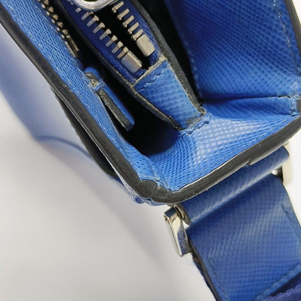 Saffiano Calfskin Tote Bag Blue