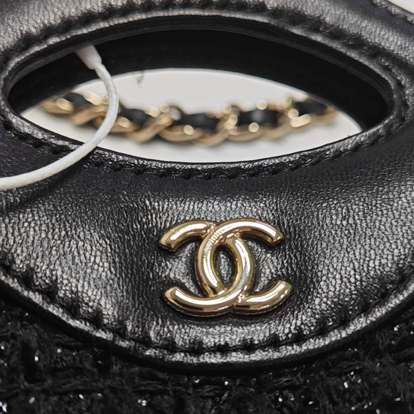 CHANEL 31 Quilted Wool Black