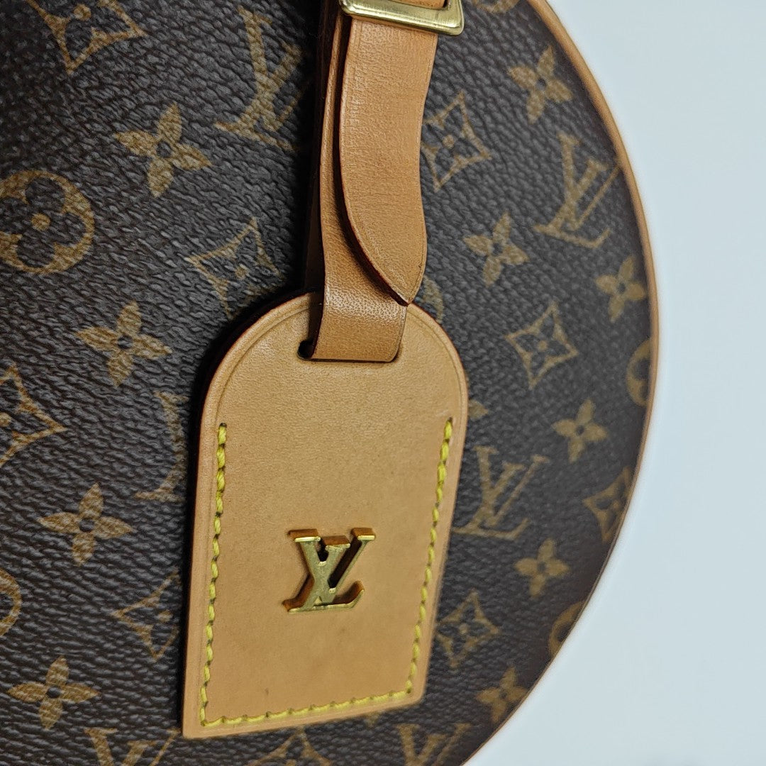 BOITE CHAPEAU PM Monogram Coated Canvas Brown