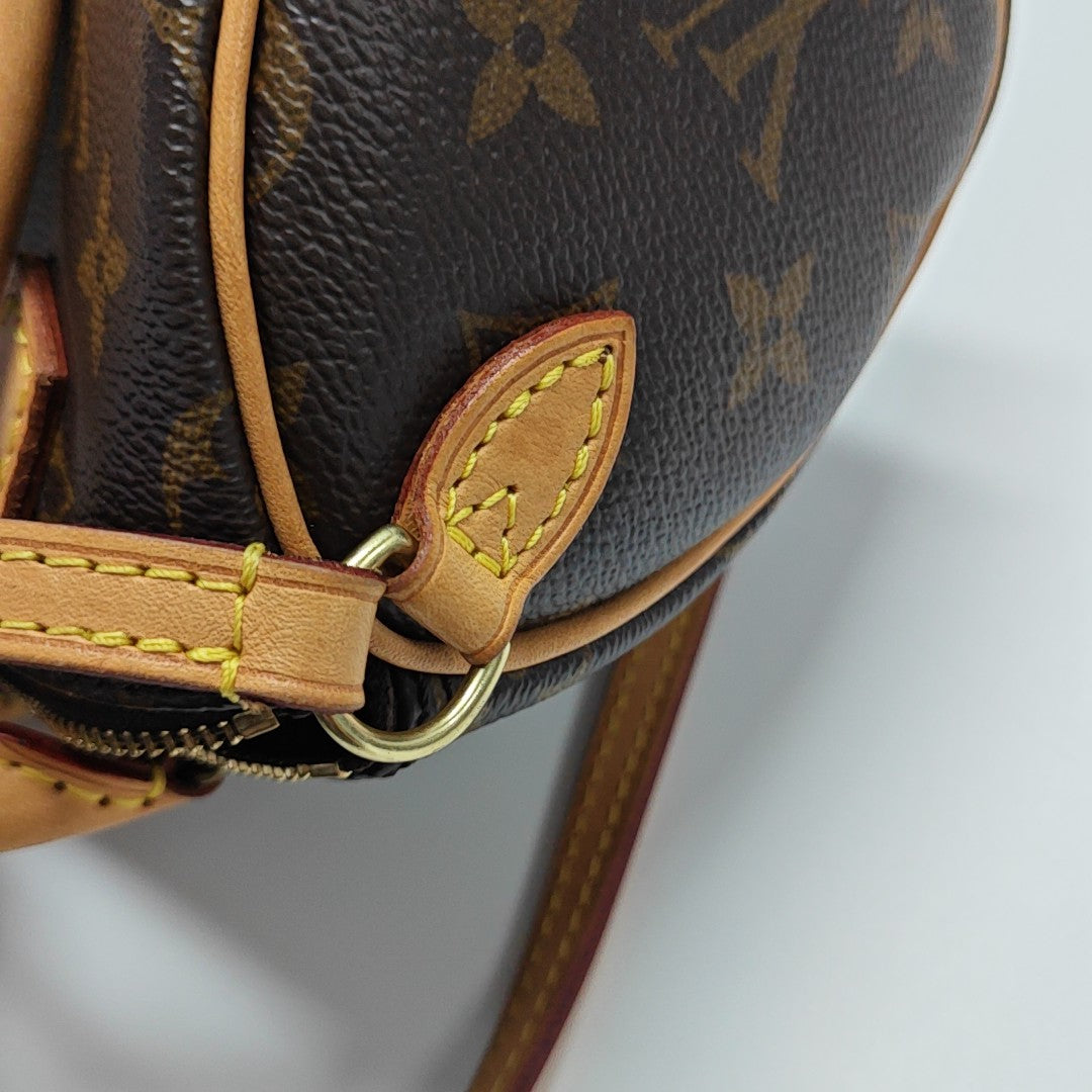 SPEEDY Nano Monogram Coated Canvas Brown