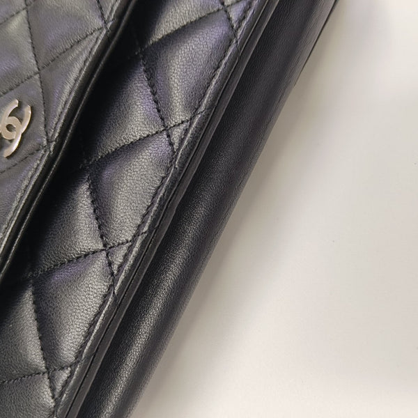 WOC Quilted Lambskin Black