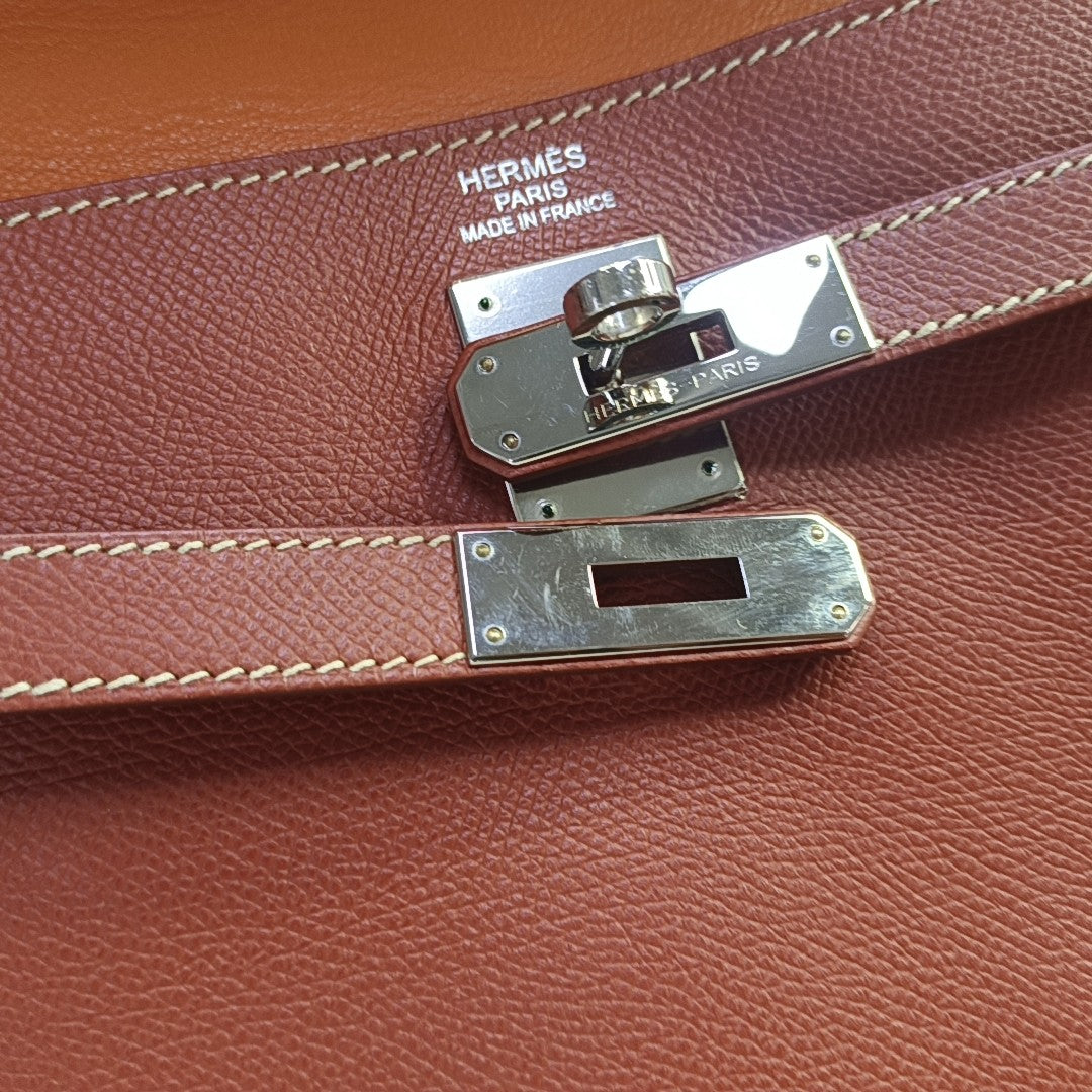 Hermès Kelly 35 Epsom Marrón