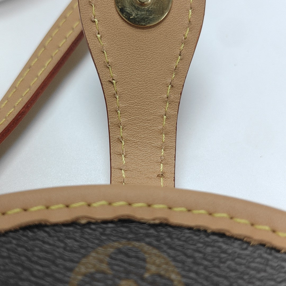 FOLD ME Monogram Coated Canvas Brown