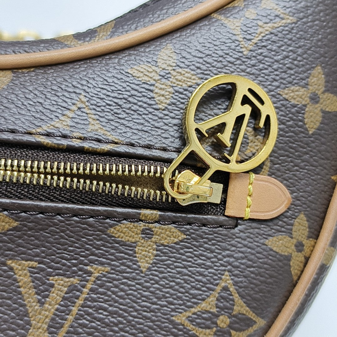 LOOP Monogram Coated Canvas Brown