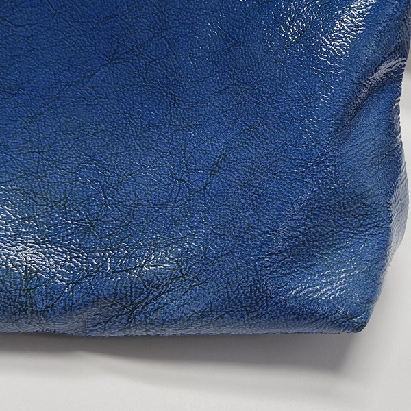 Calfskin Shoulder Bag Blue