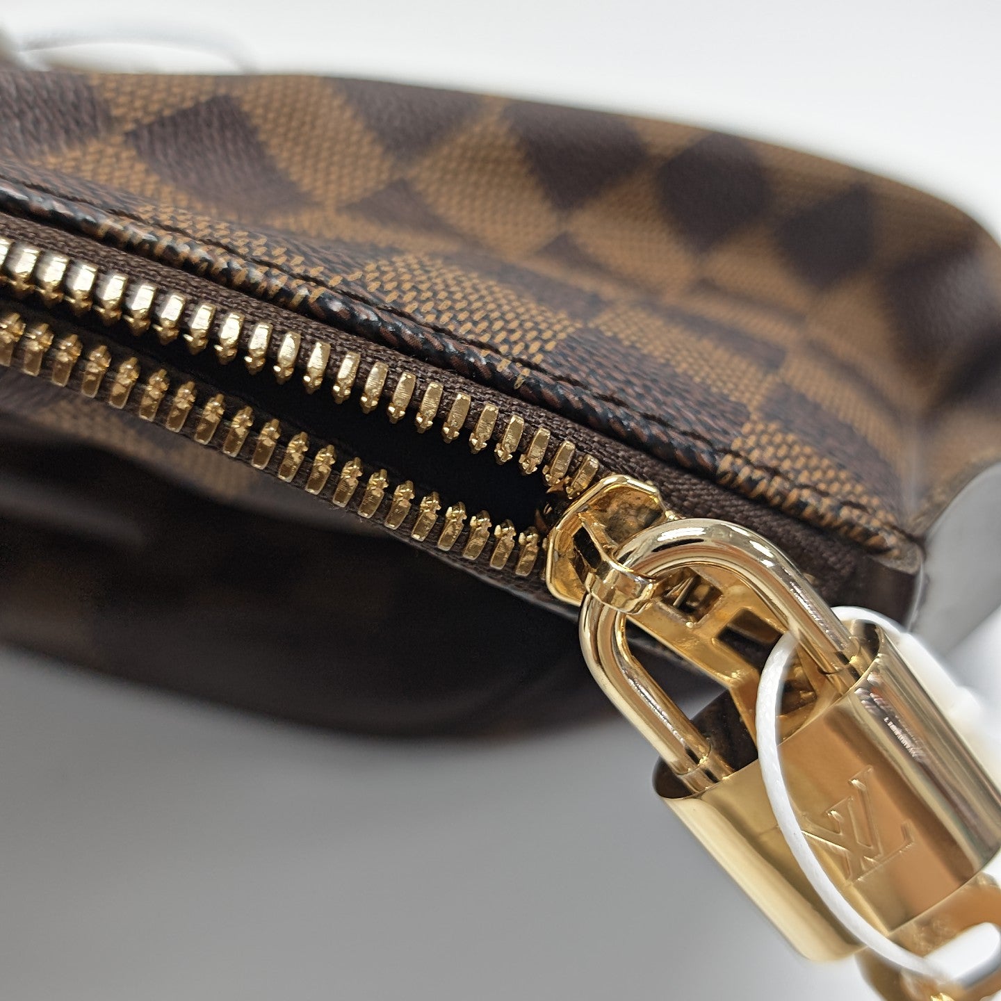 VERONA MM Damier Ebene Coated Canvas Brown